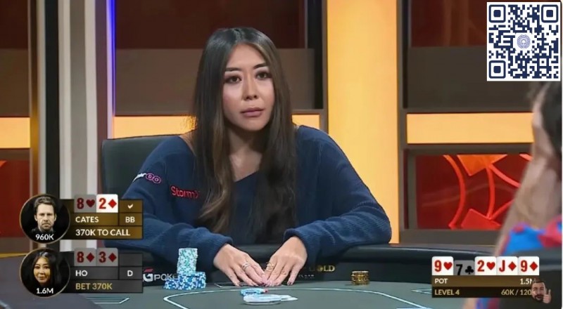 牌局分析：Maria Ho在黄金游戏单挑对抗赛中对Jungleman的超级诈唬