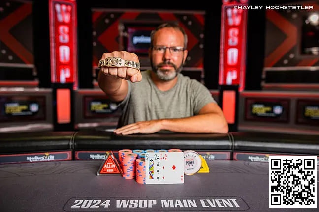 2024WSOP | 25,000美元PLO豪客赛David Eldridge夺冠，王阳获得第四名